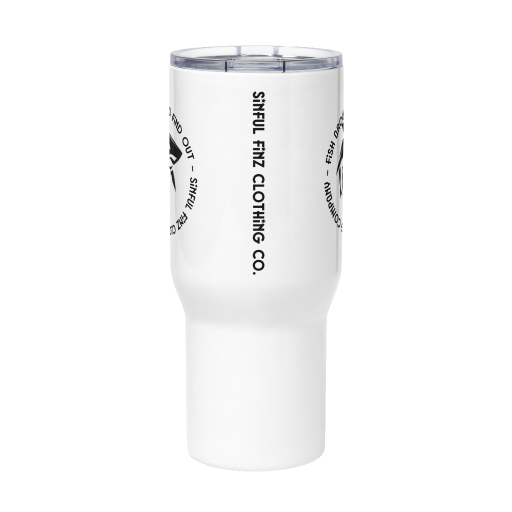 Travel mug with a handle