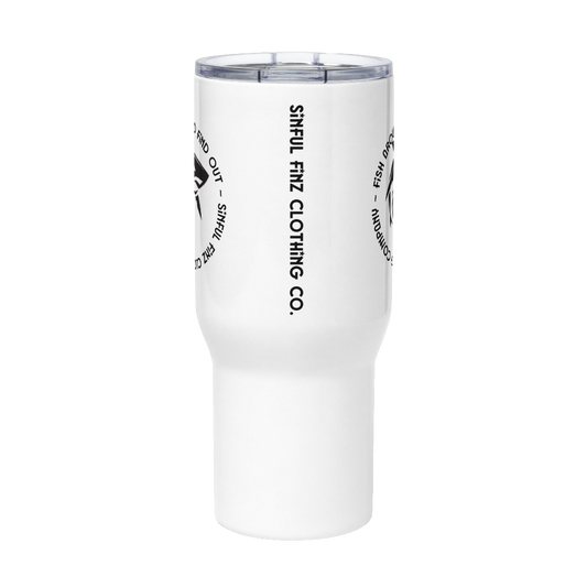 Travel mug with a handle