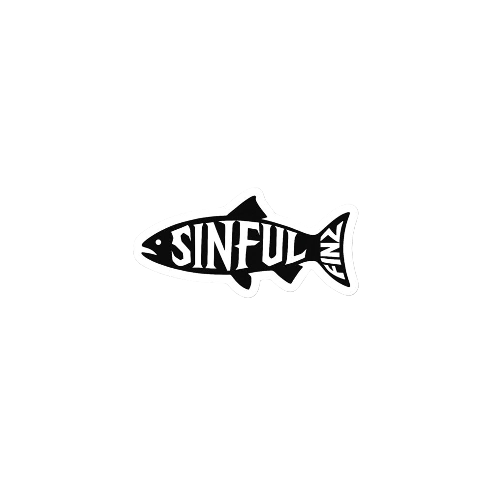 Sinful Finz Bubble-free stickers