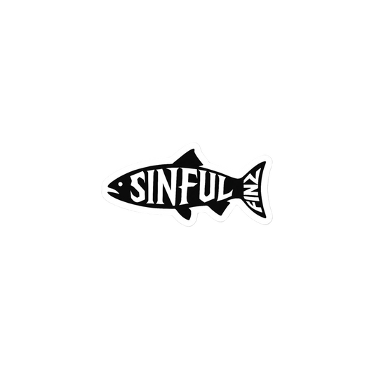 Sinful Finz Bubble-free stickers