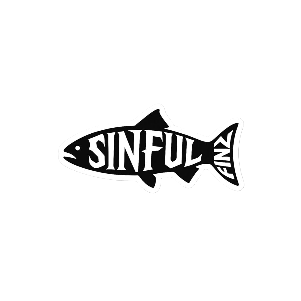 Sinful Finz Bubble-free stickers