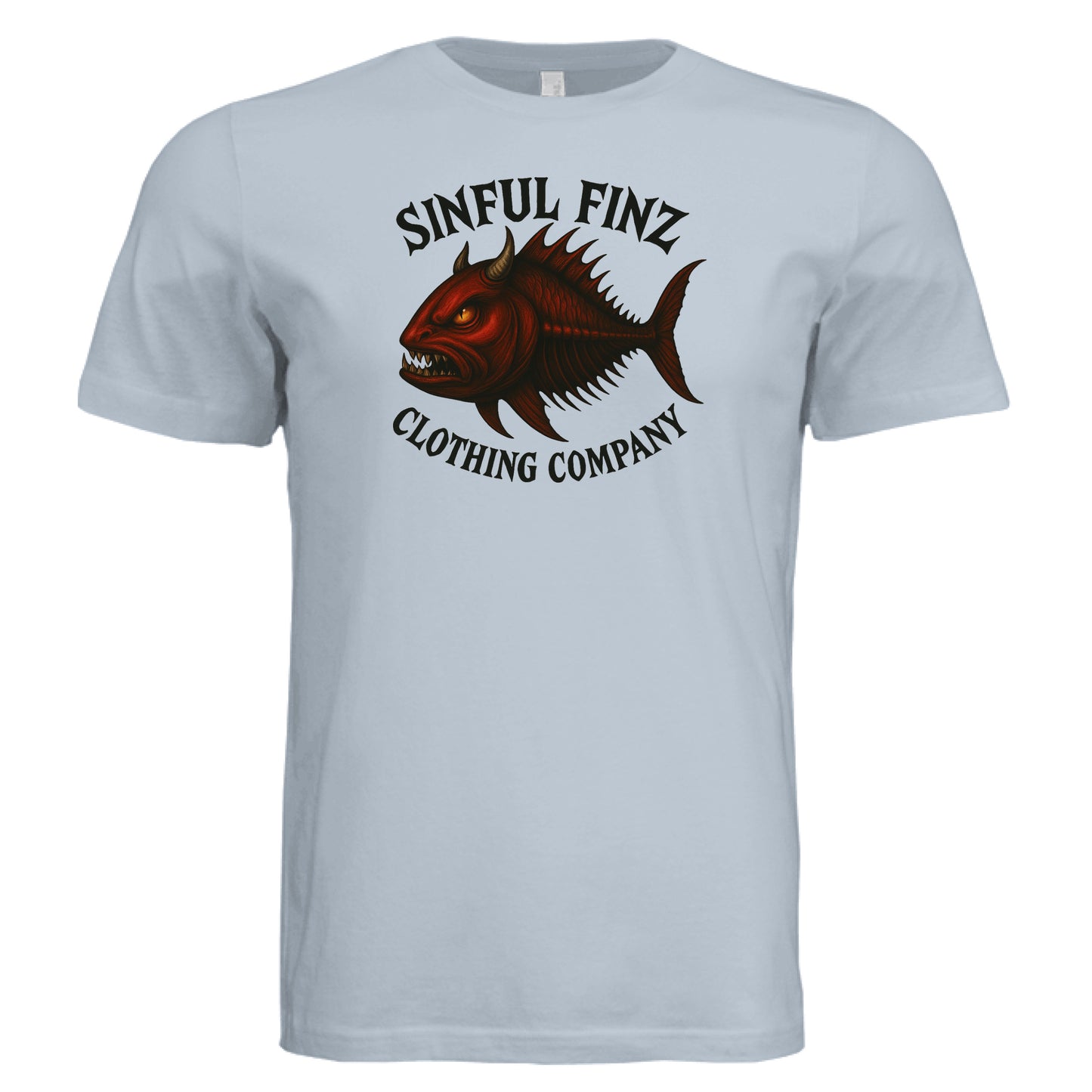 Solid Carolina Blue Triblend - FRONT