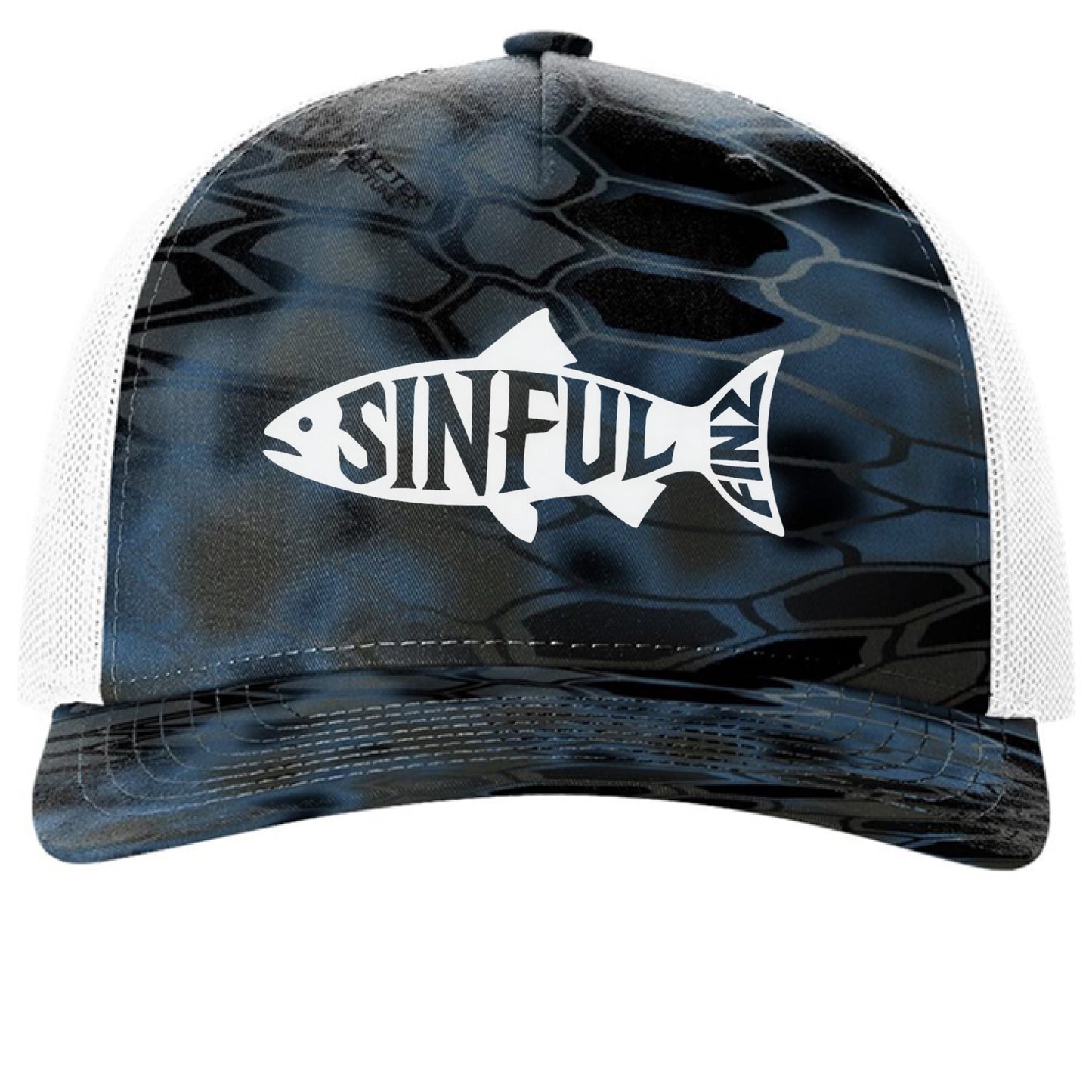 Kryptek Neptune/ White - FRONT