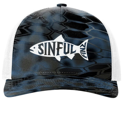 Kryptek Neptune/ White - FRONT